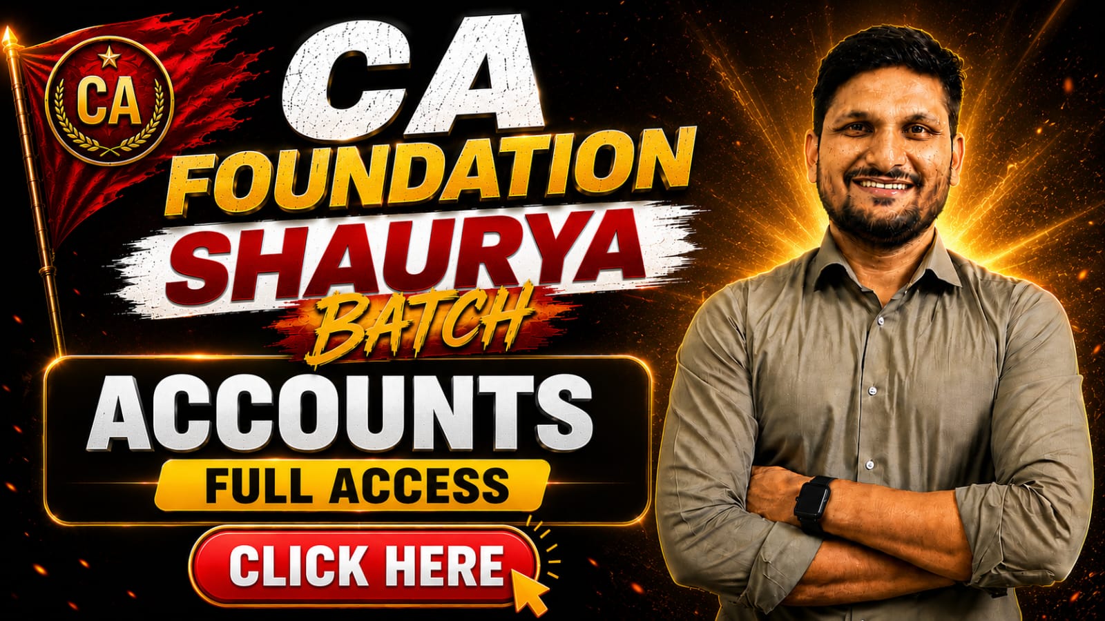 ACCOUNTS 02 | CA FOUNDATION SEP 2026 & JAN 2027 | SHAURYA BATCH