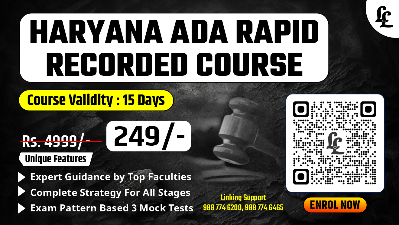 Haryana ADA Rapid Recorded Course