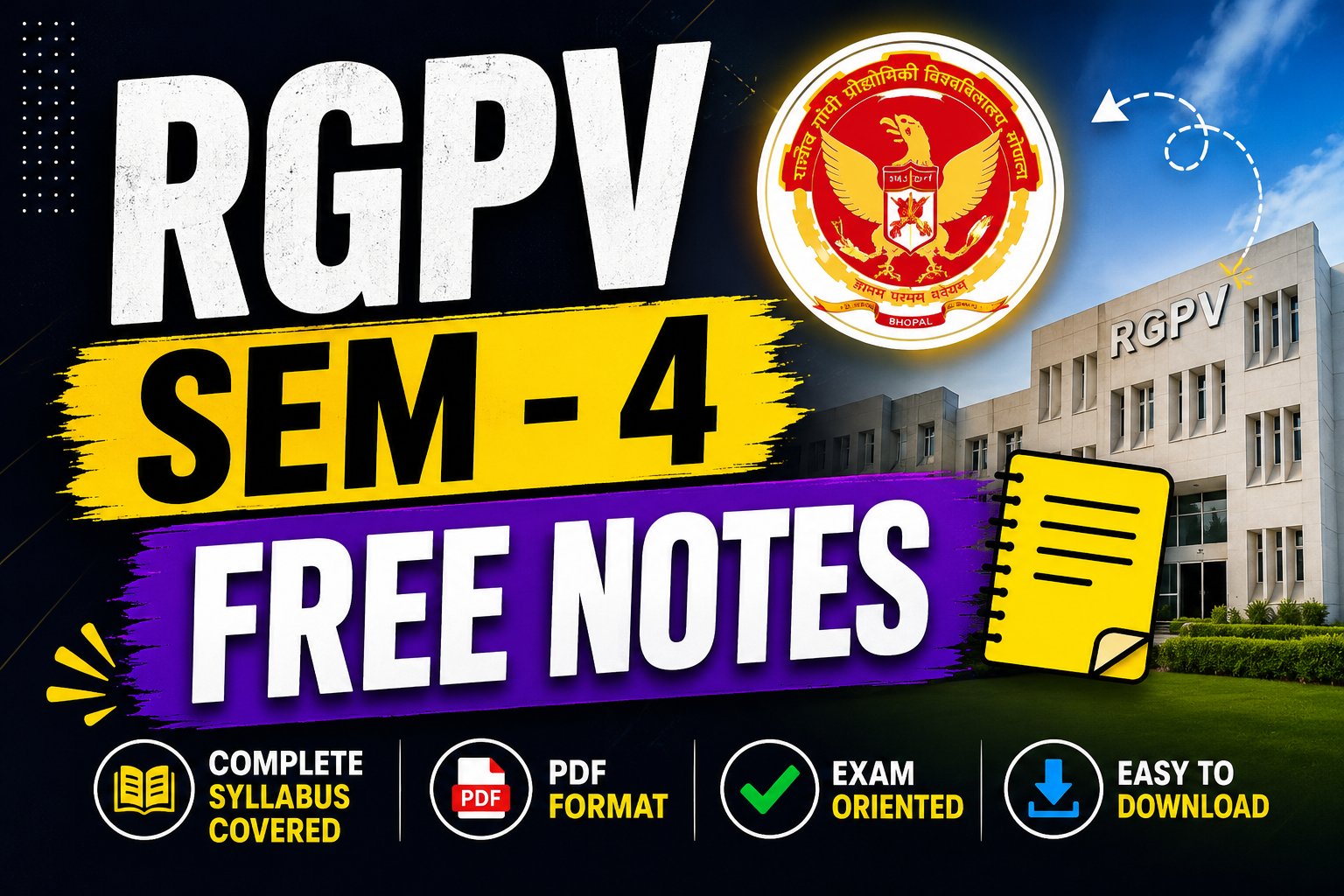 RGPV SEM -4 Free Notes 