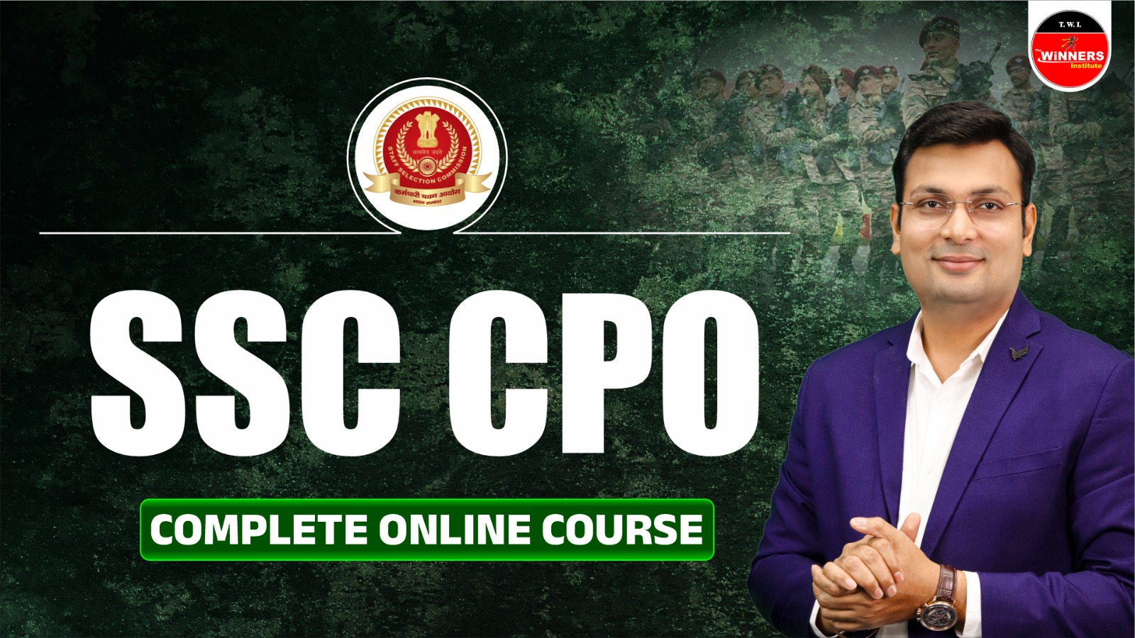 SSC CPO Live Online Course (CPO1125)