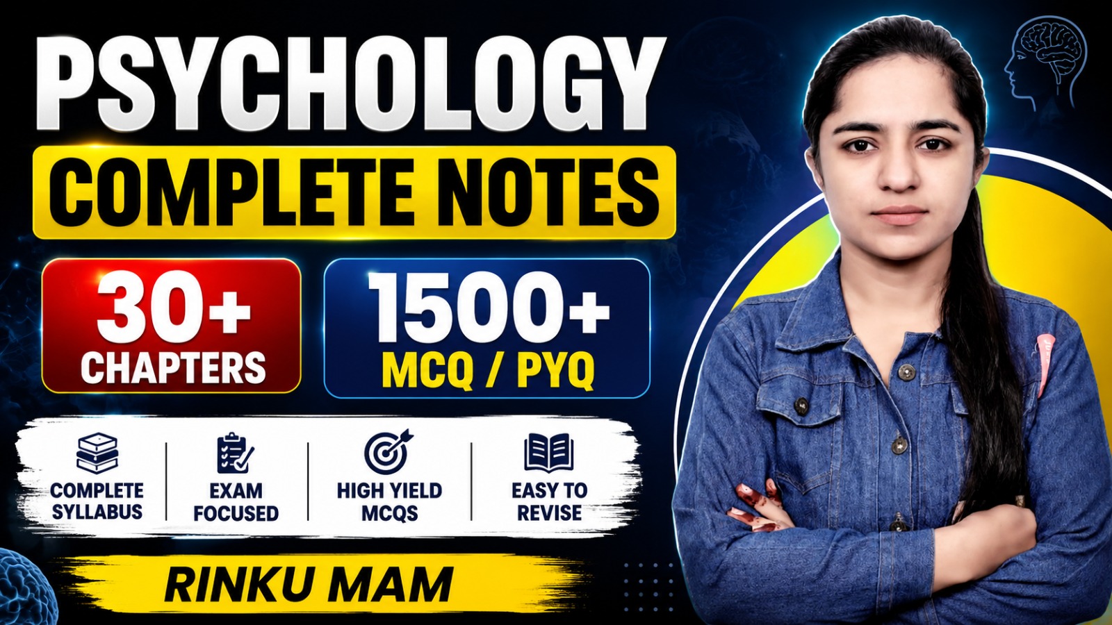 PSYCHOLOGY COMPLETE NOTES