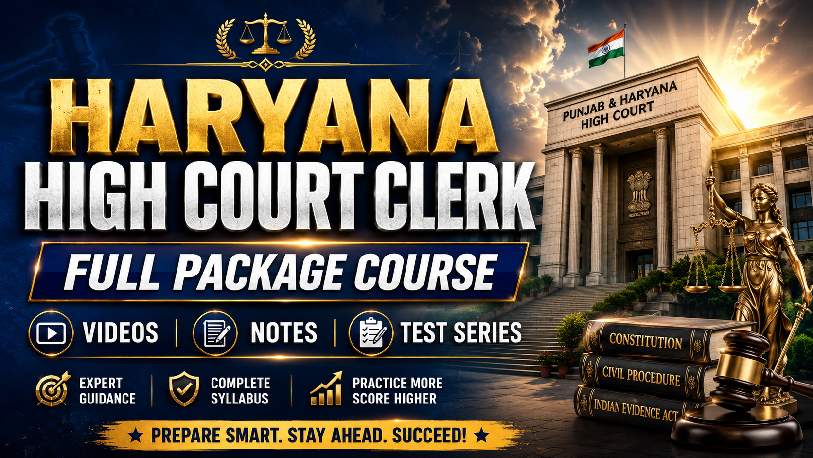 Haryana High Court Clerk 2026 Full Package Course