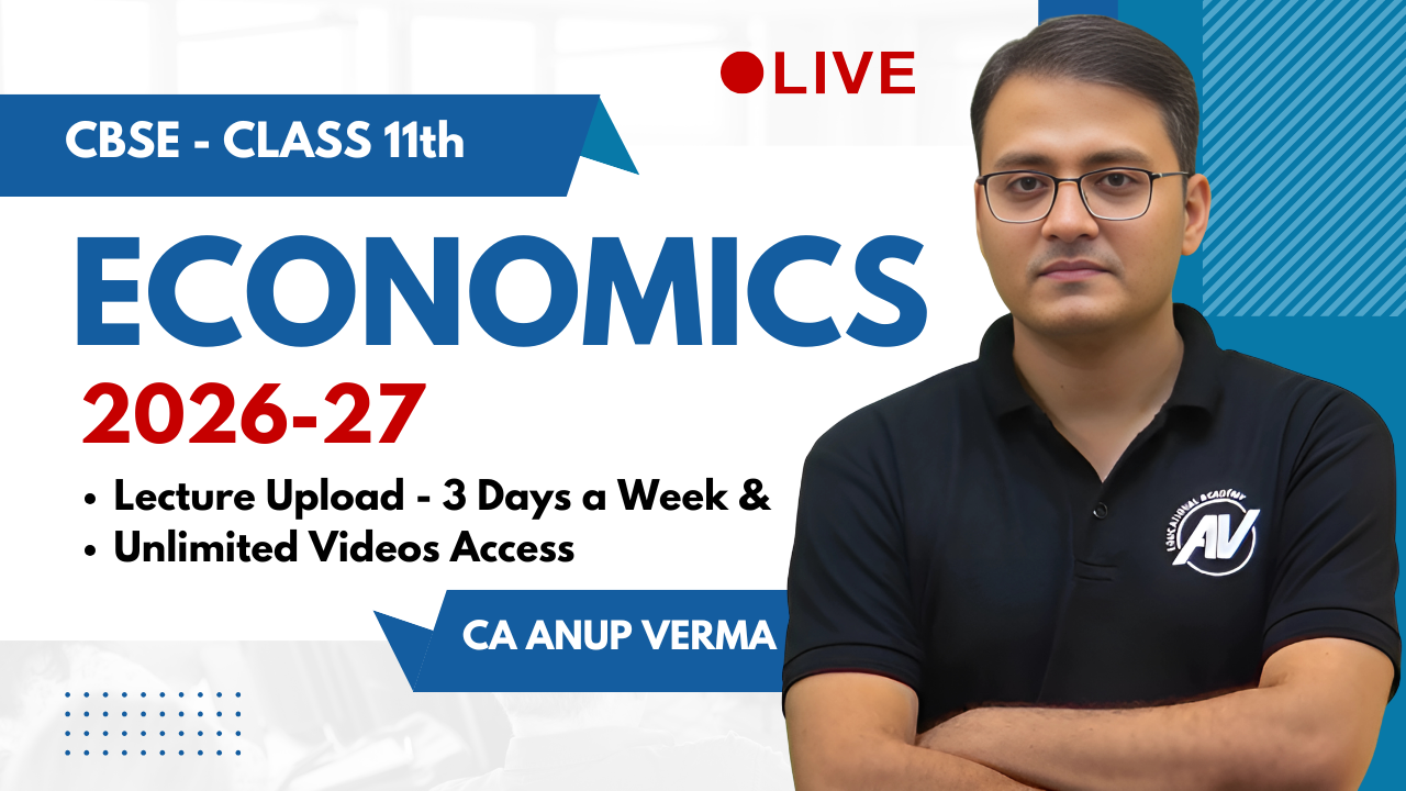 CLASS 11th Economics (Live) 2026-27