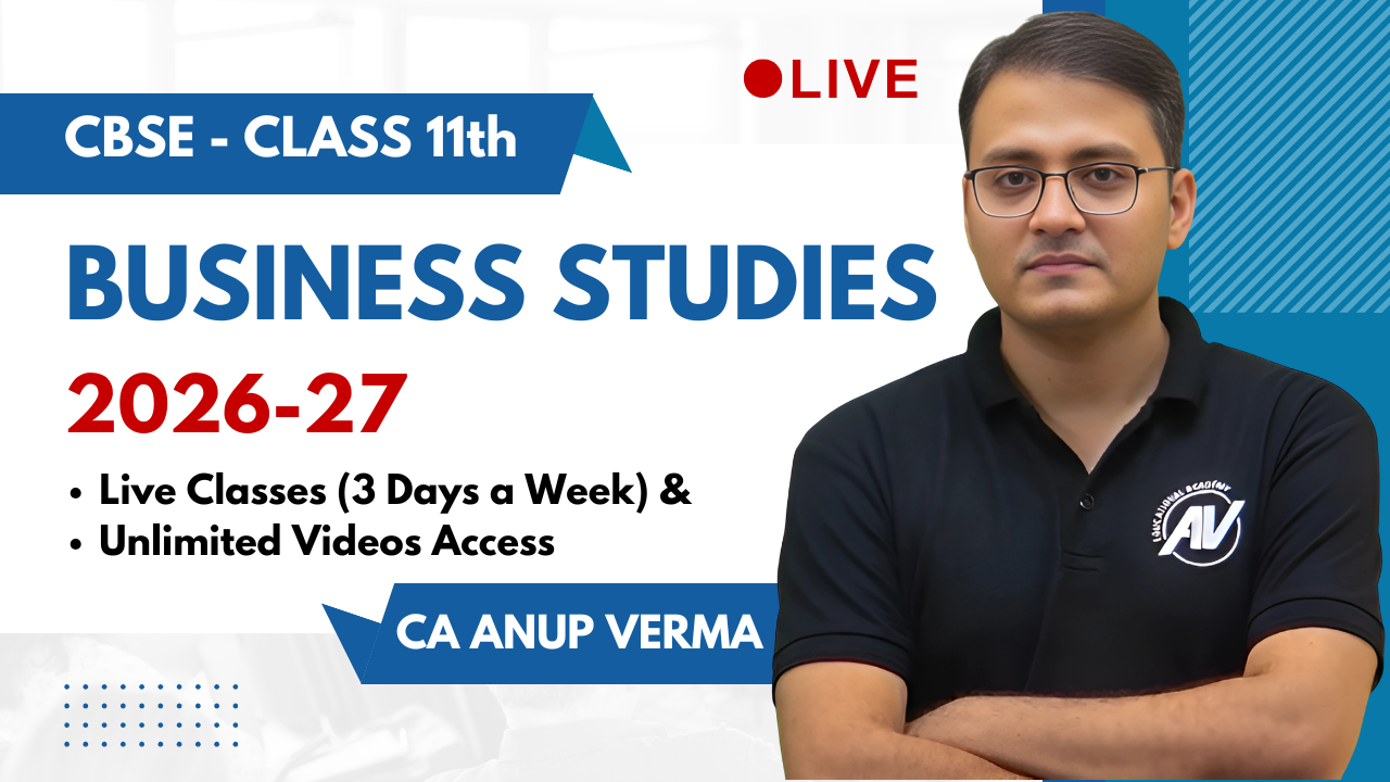 CLASS 11th Business Studies (Live) 2026-27