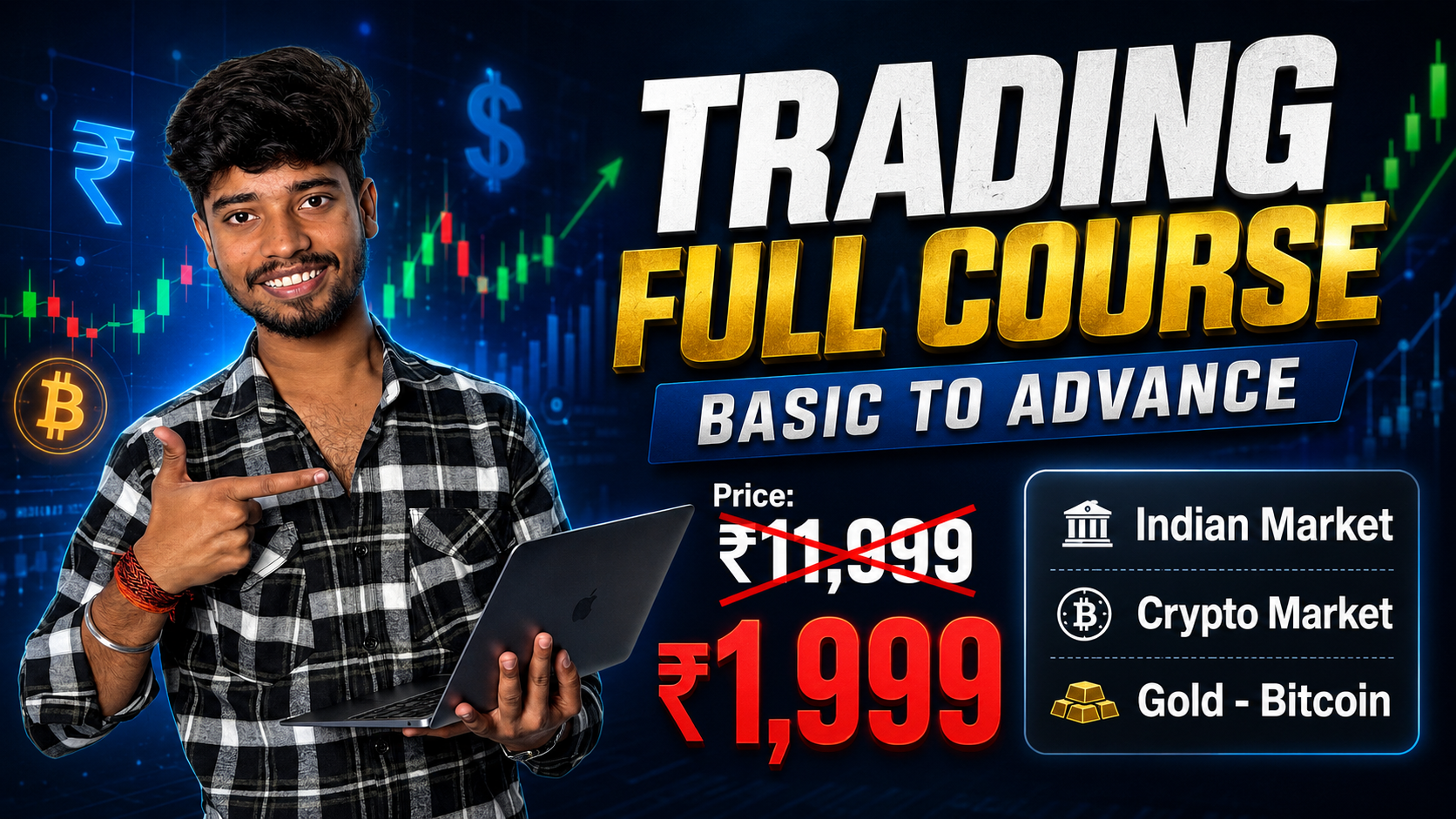 A - Z Full Stock Market / Crypto Trading Course 📊