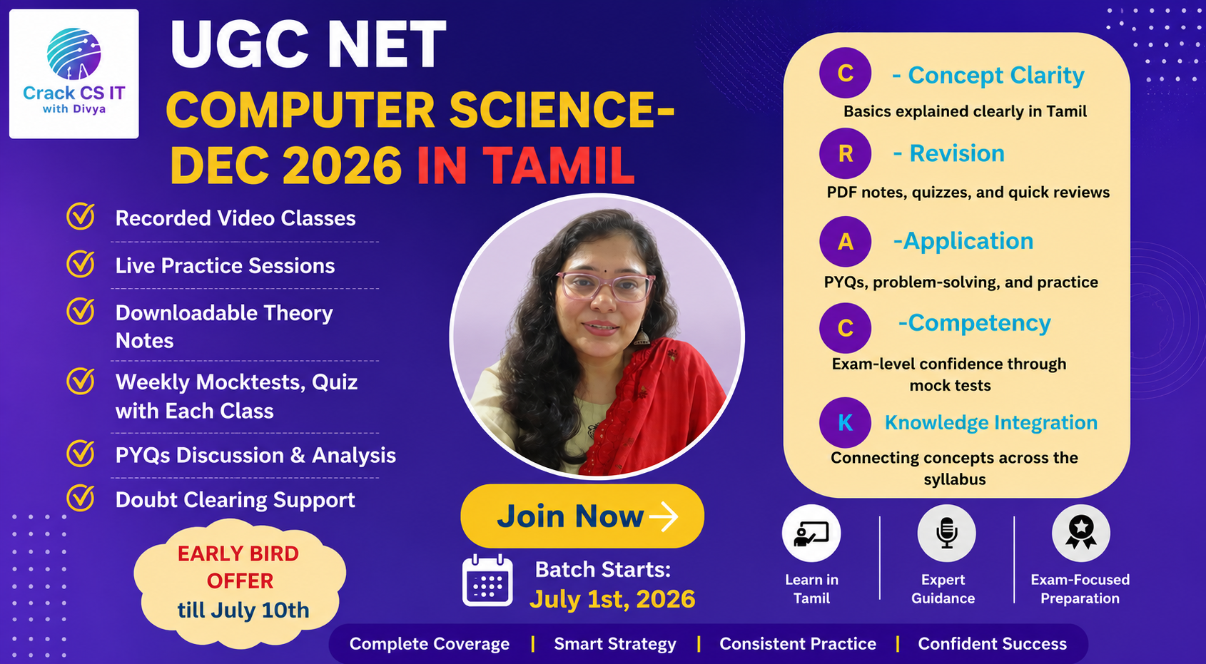 UGC NET COMPUTER SCIENCE MISSION DEC 2026 (IN TAMIL)