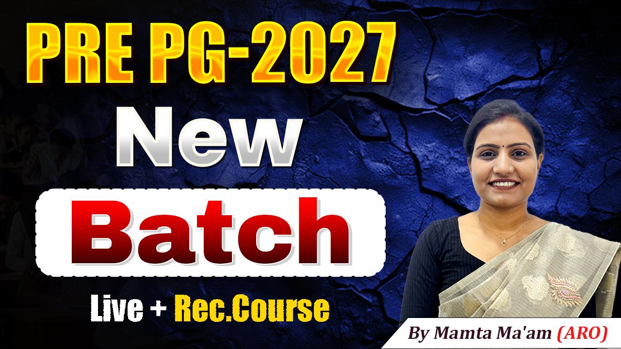 Agriculture Pre-PG 2027 Batch