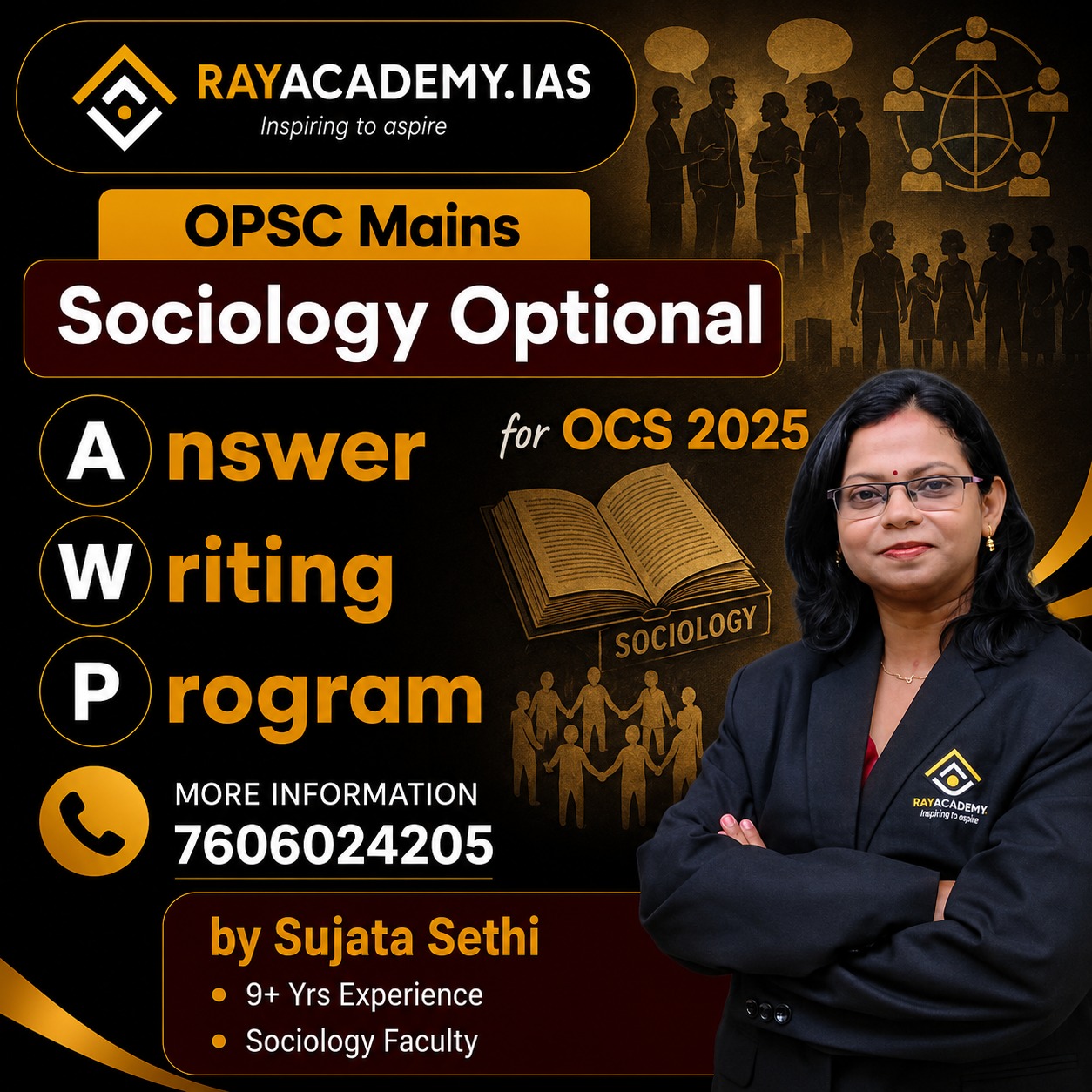 Sociology Mains Answer Writing Program AWP OCS 2025