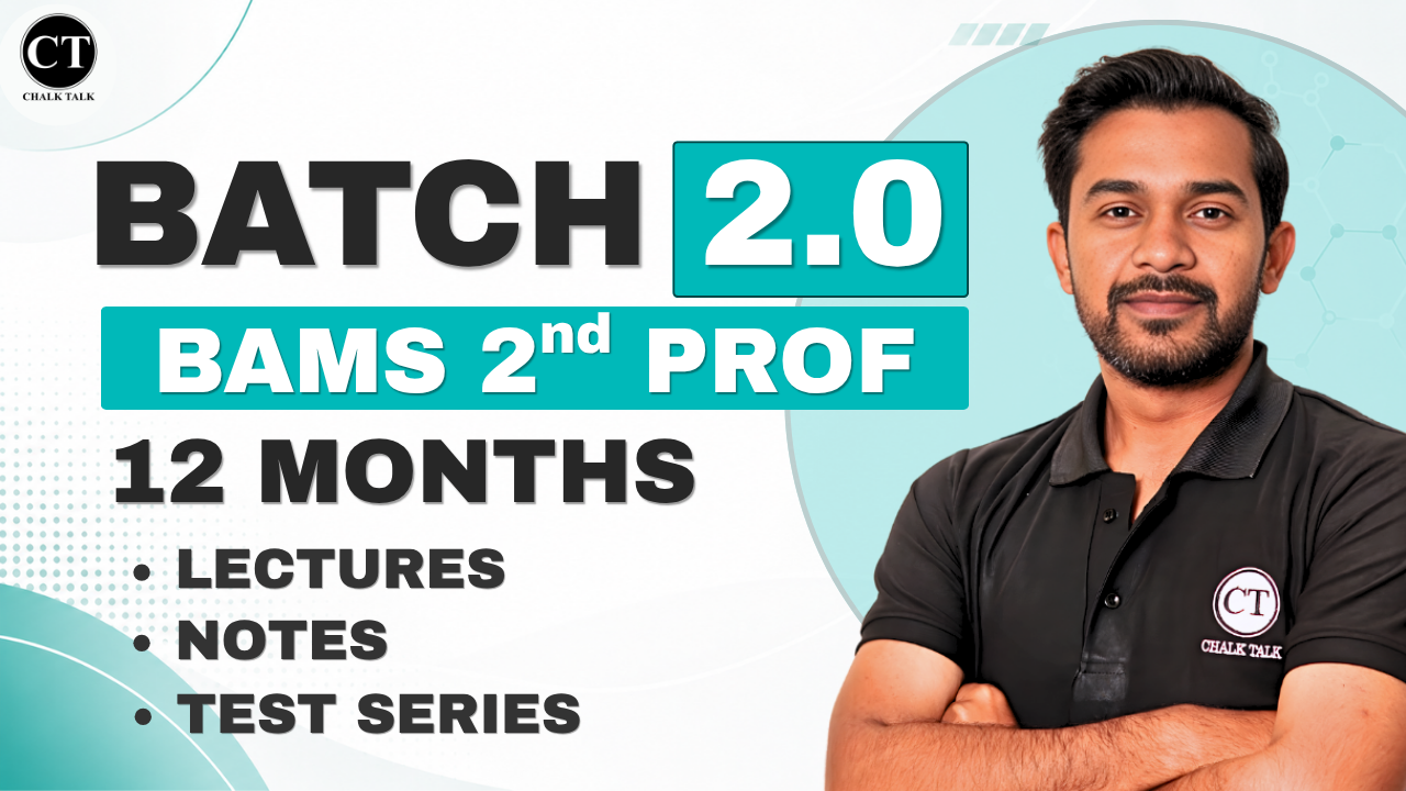 12 MONTHS BAMS 2ND PROFF