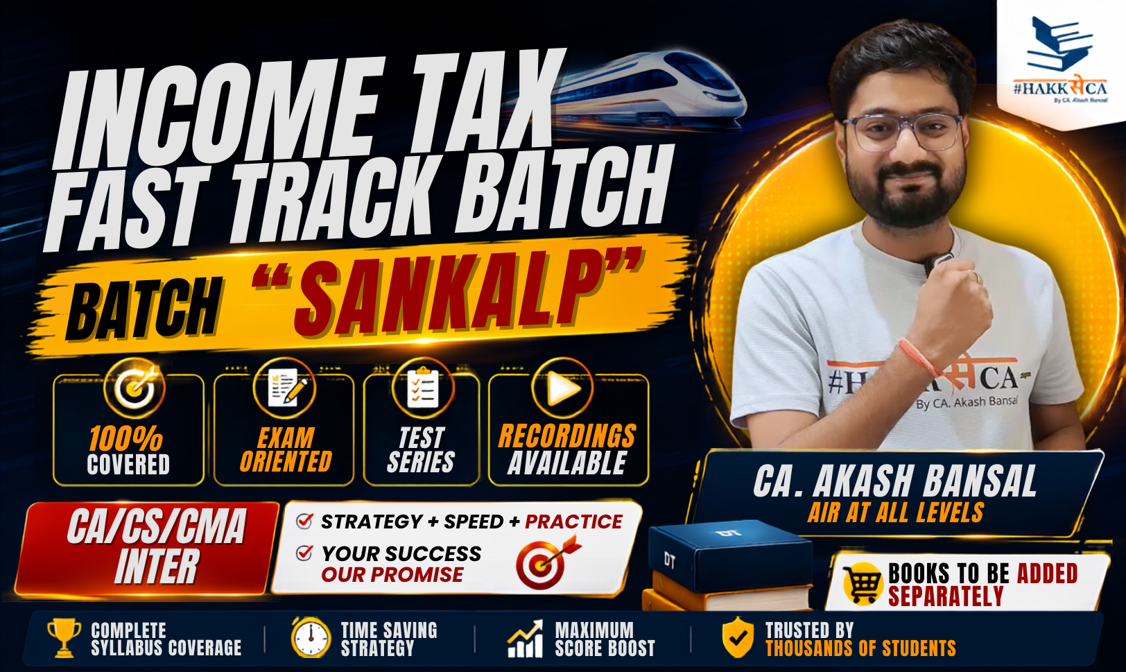 Batch "SANKALP (संकल्प)" | DT | Fast-Track | Sept26 and Jan27