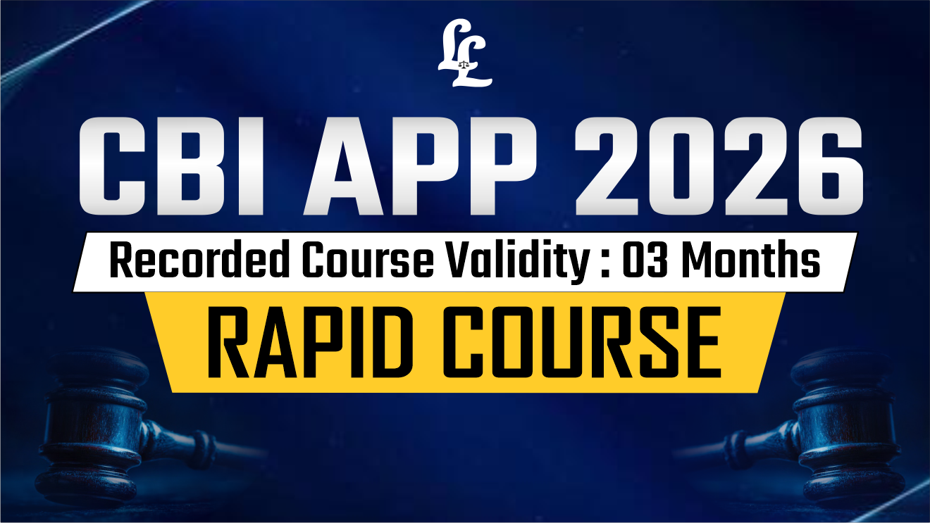 CBI APP 2026 | Rapid Recorded Course