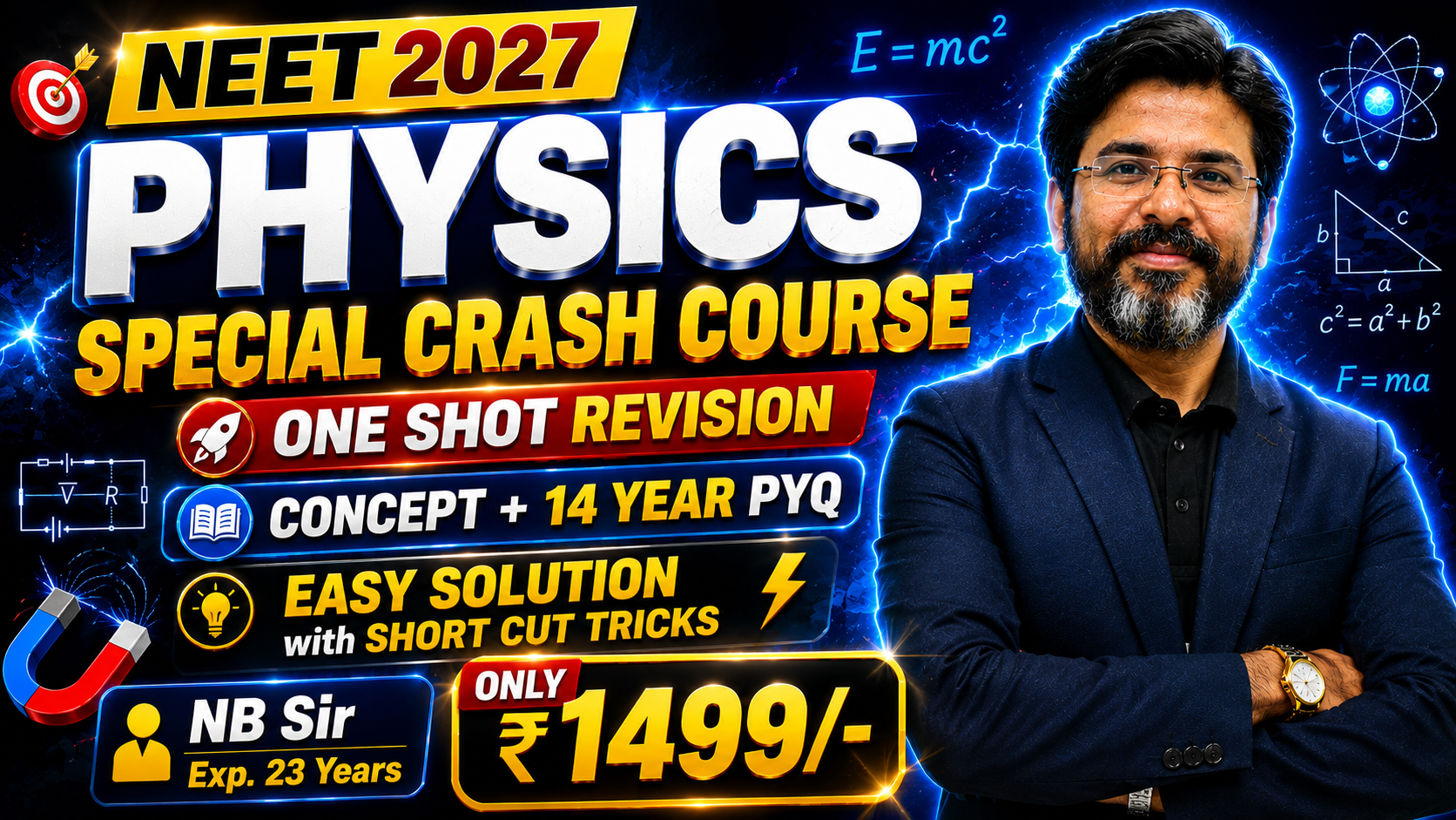 Crash Course : NEET Physics 2027 
