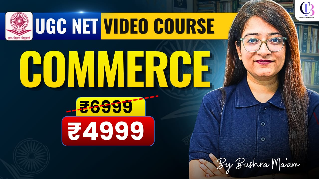 UGC NET COMMERCE | PAPER 2 | VIDEO COURSE