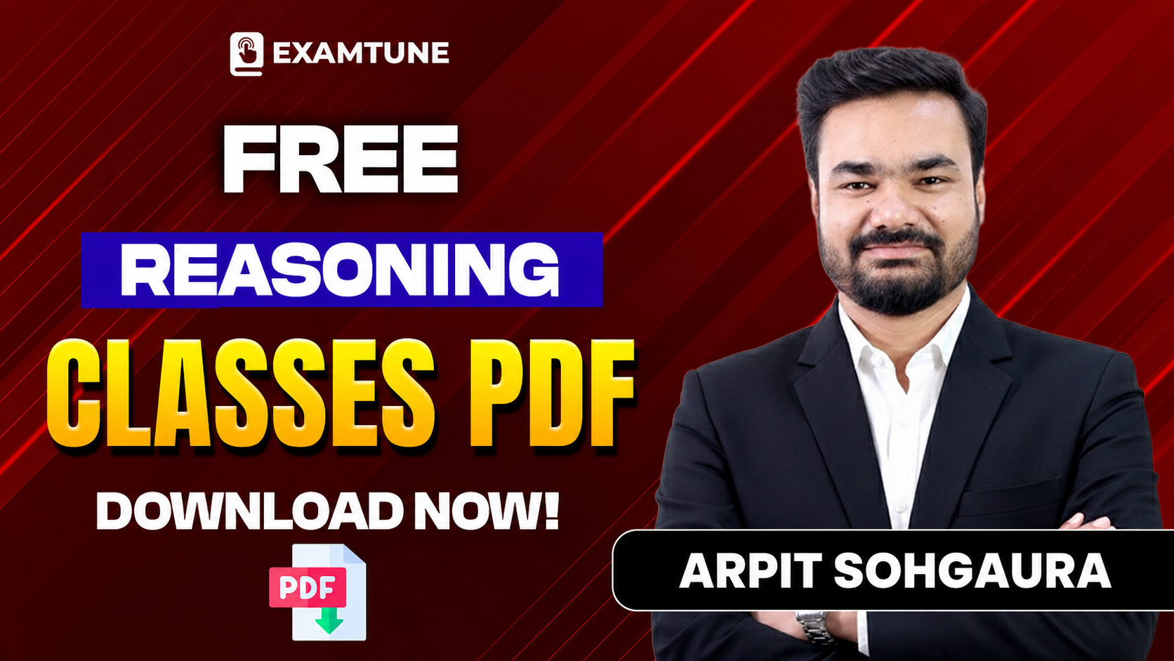 Arpit Sir Free Reasoning Classes PDF | Reasoning | ExamTune