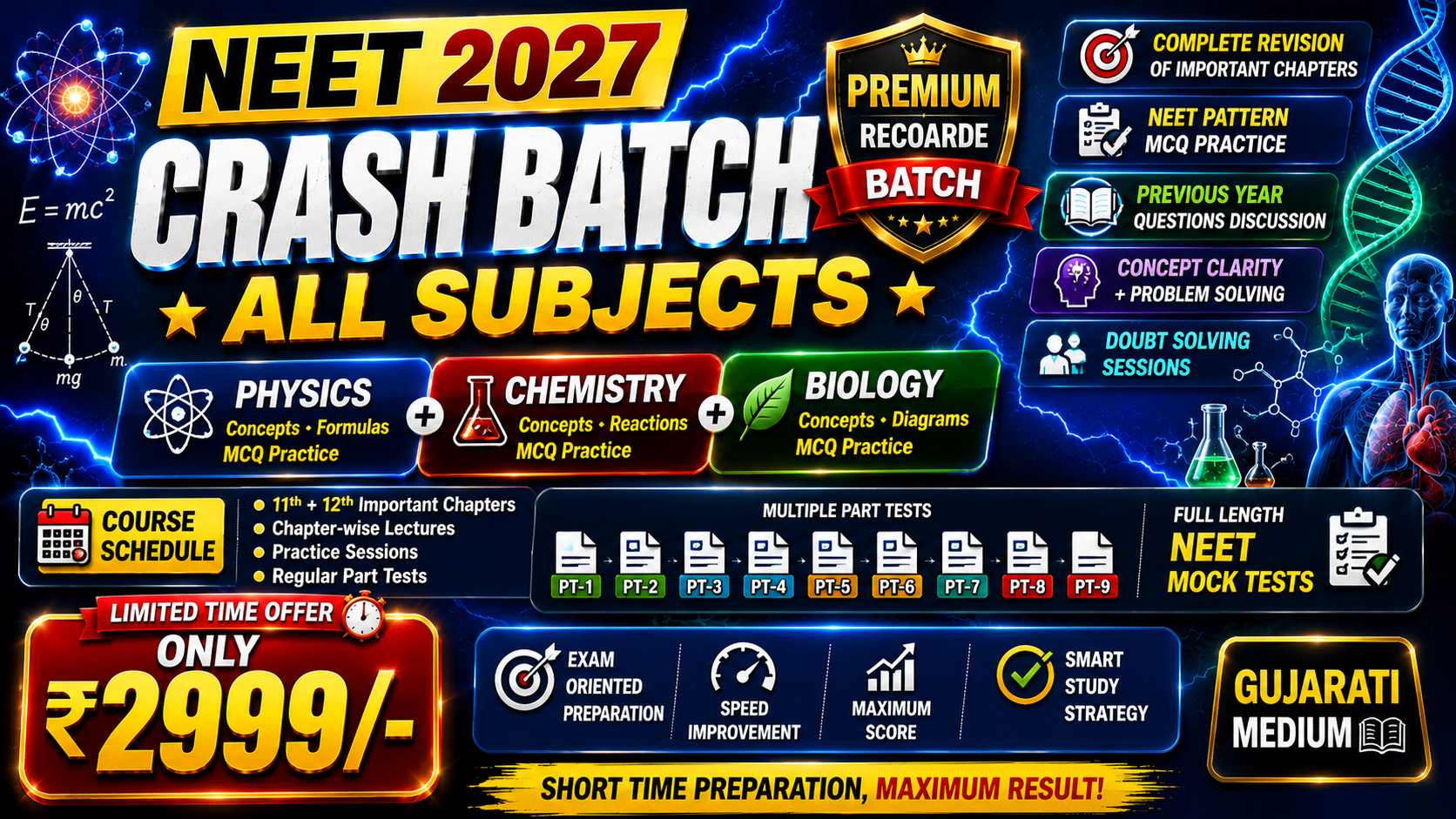 NEET 2027 Crash Batch All subjects