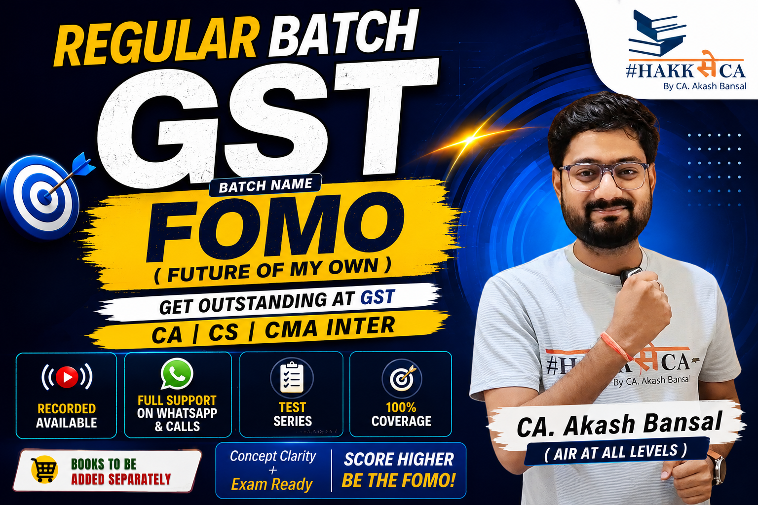 Batch "F.O.M.O." | GST | Regular | Sept26 and Jan27