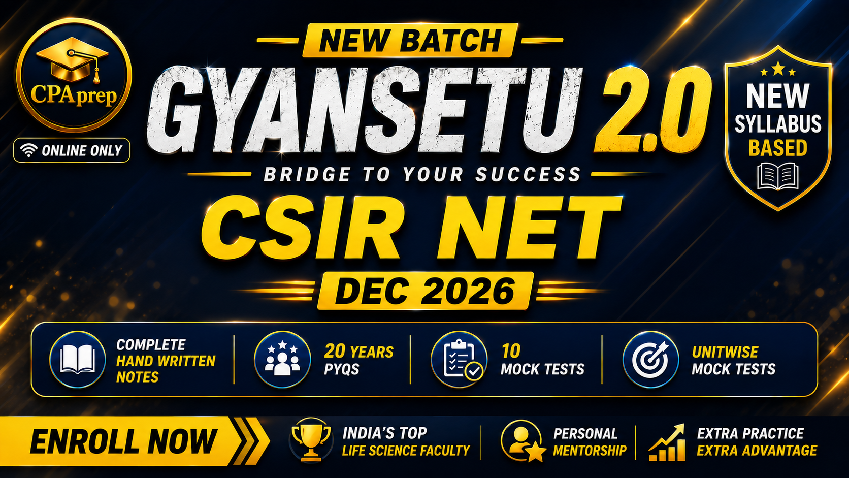 GYAN SETU 2.0 - BATCH DEC 2026 ( NEW SYLLABUS BASED) 