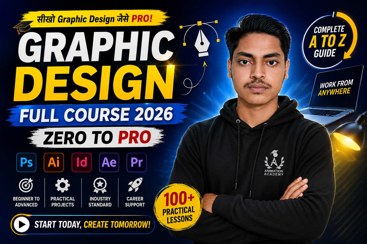 Graphic Design Full Course Zero to Pro Level