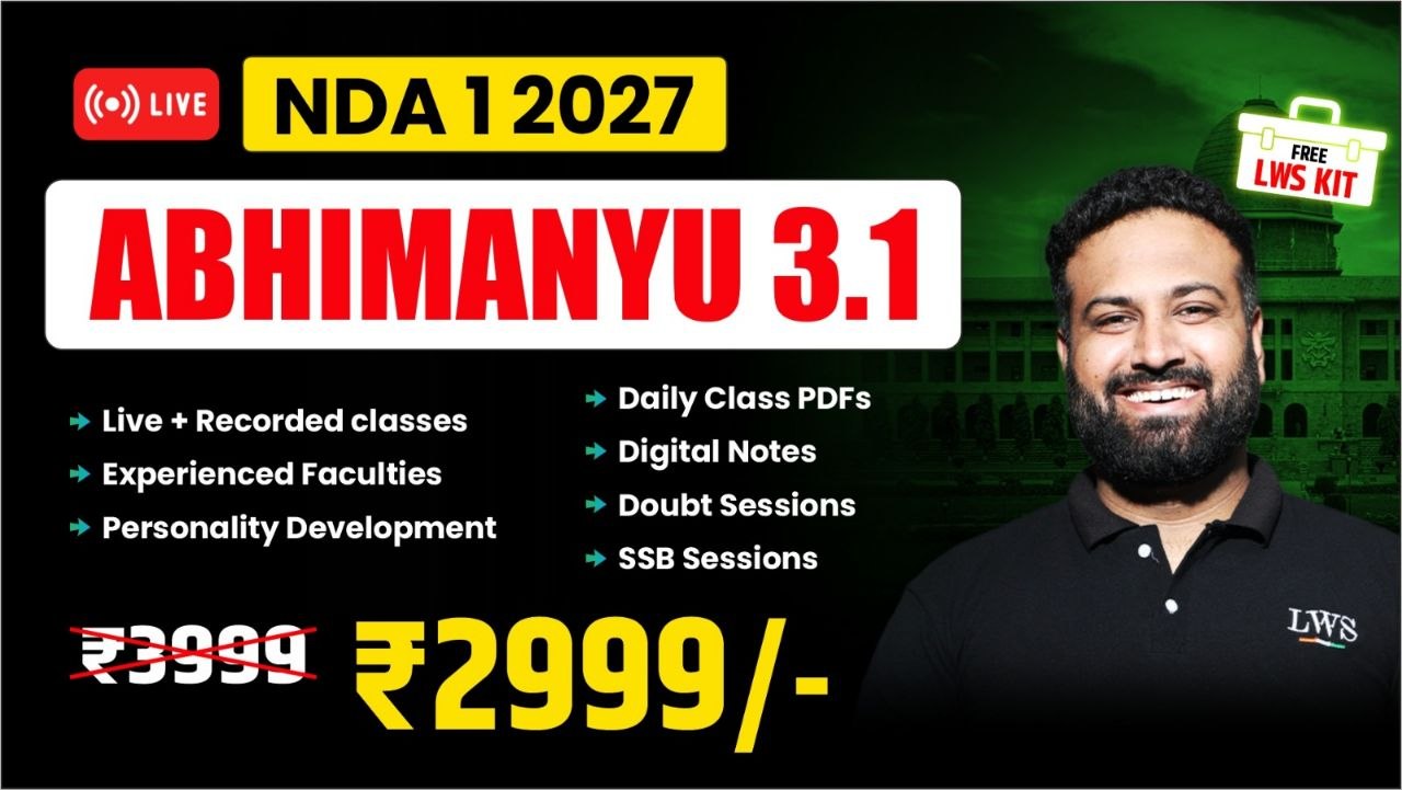 ABHIMANYU 3.1-NDA 1 2027 Complete Preparation Batch