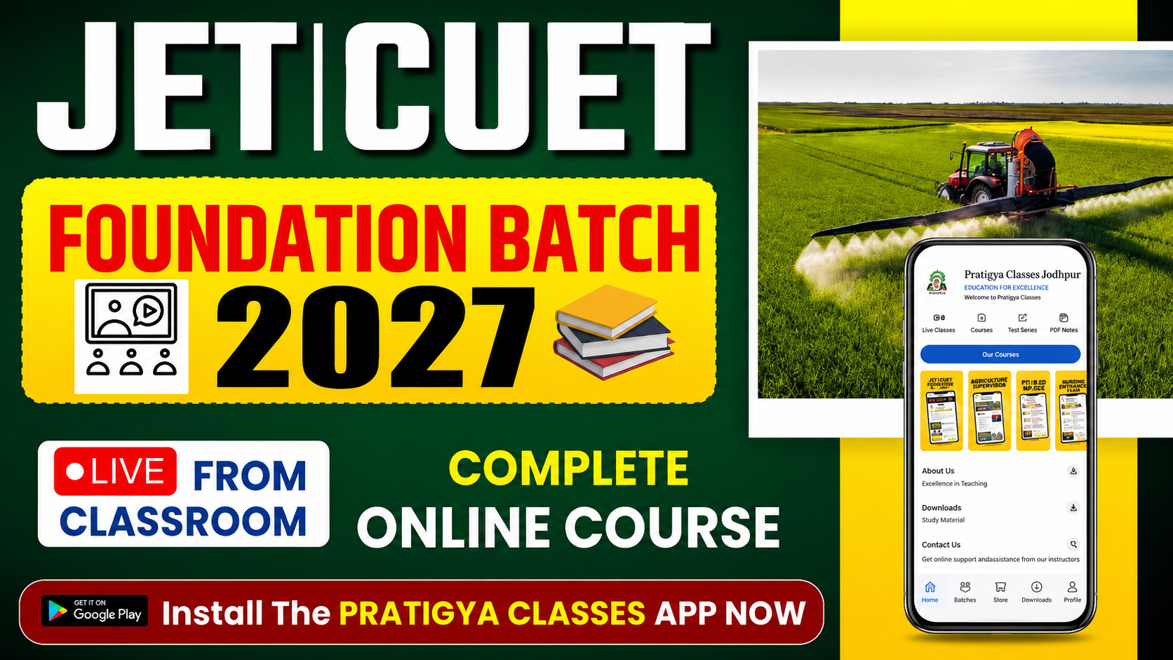 JET/CUET (Foundation Batch) 2027