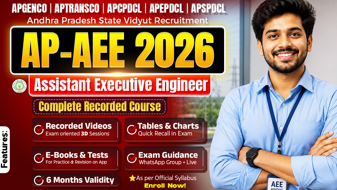  AP-AEE 2026 Electrical Complete Course