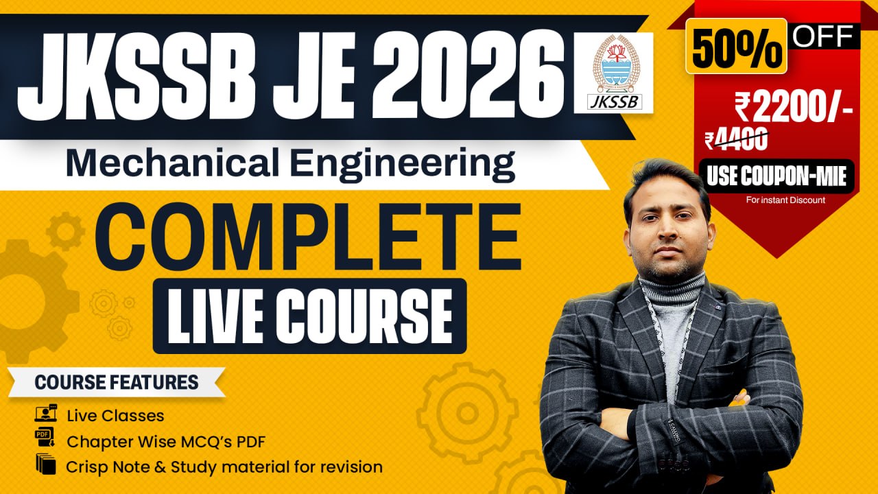 JKSSB JE 2026  LIVE Course