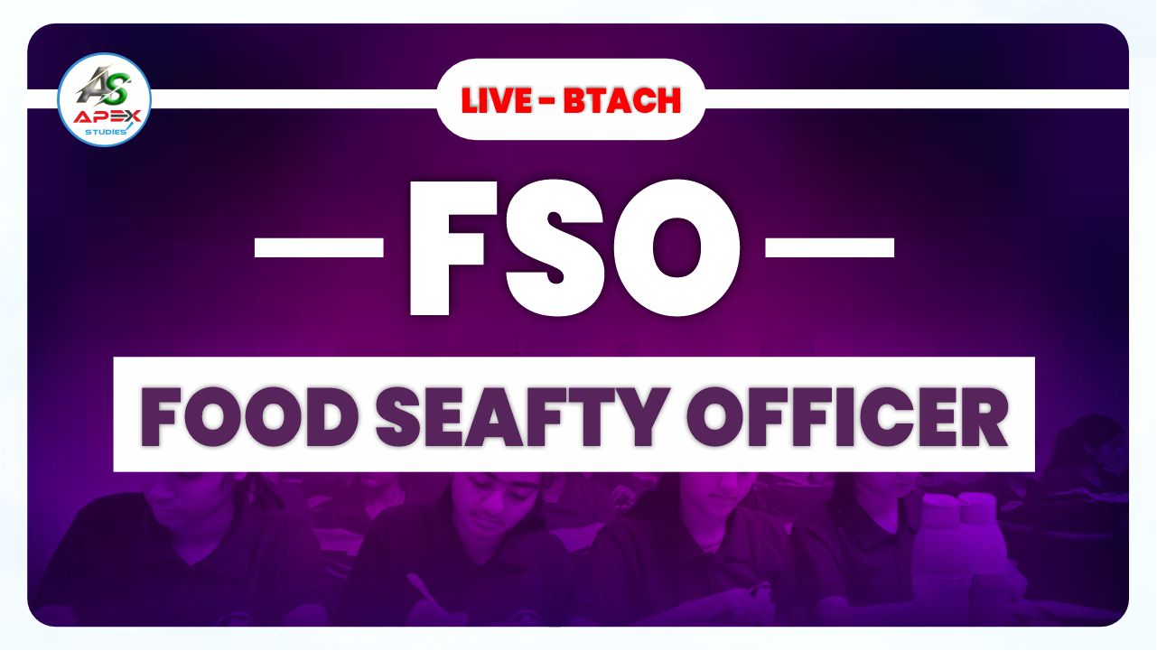 FOOD SAFTEY OFFICER (FSO)