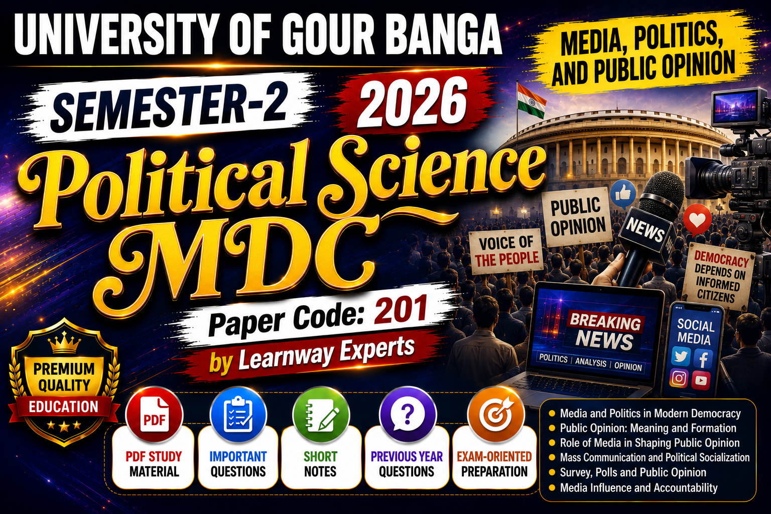 Sem-2 | Political Science MDC