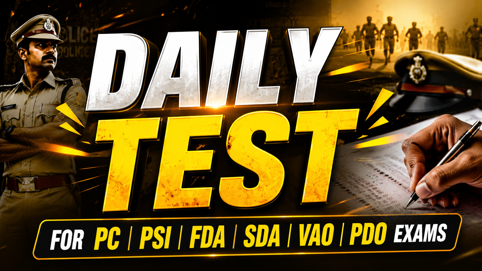 Daily Test For PC PSI FDA SDA VAO PDO Exams