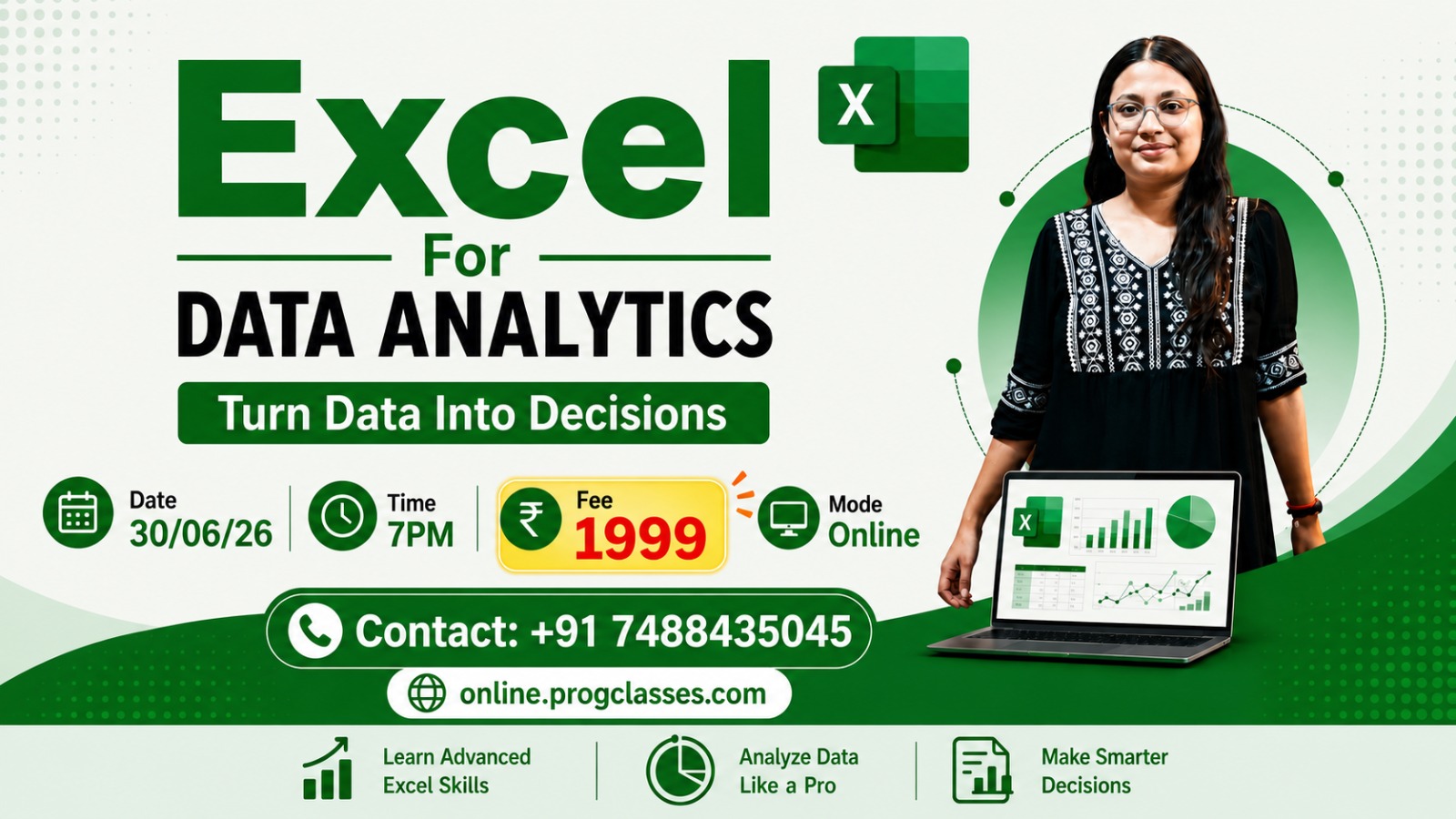Excel(Live Classes) 30-06-26 7:00PM