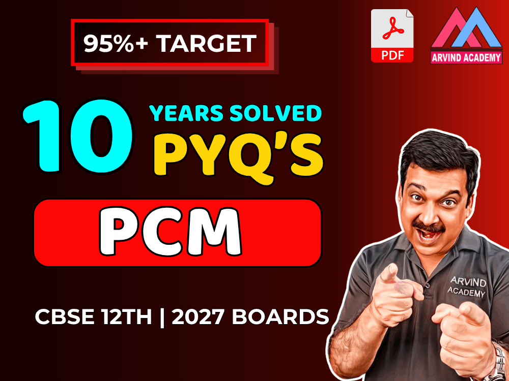 🔥 CBSE Class 12 PCM: 10 Yrs Solved PYQs (PDF) for Boards 2026-27