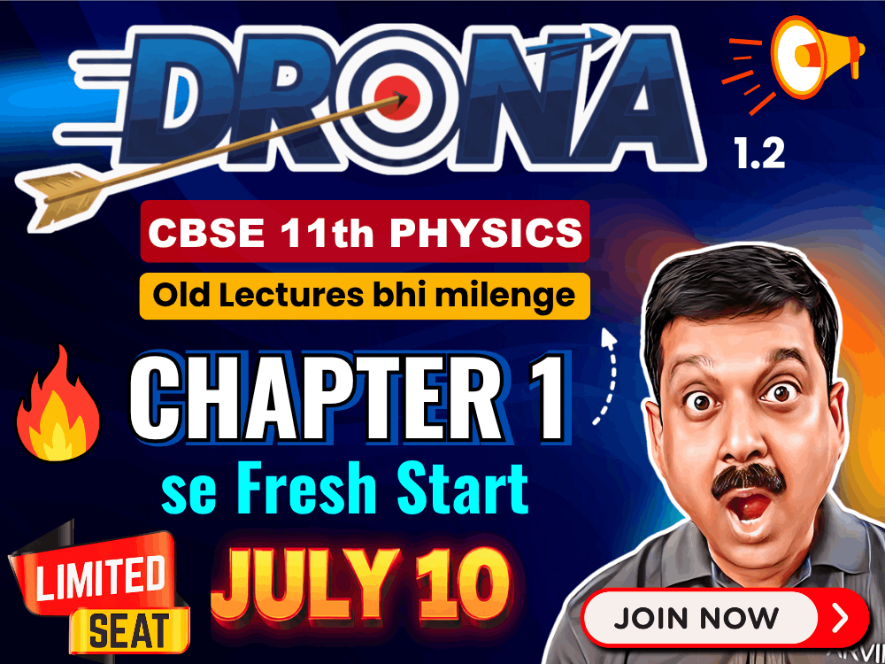 11th Physics DRONA 1.2 D LIVE Masterclass by Arvind Sir (2026-27)