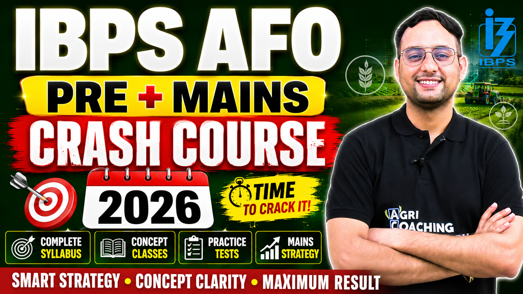 IBPS AFO (PRE+Mains) Crash Course 2026