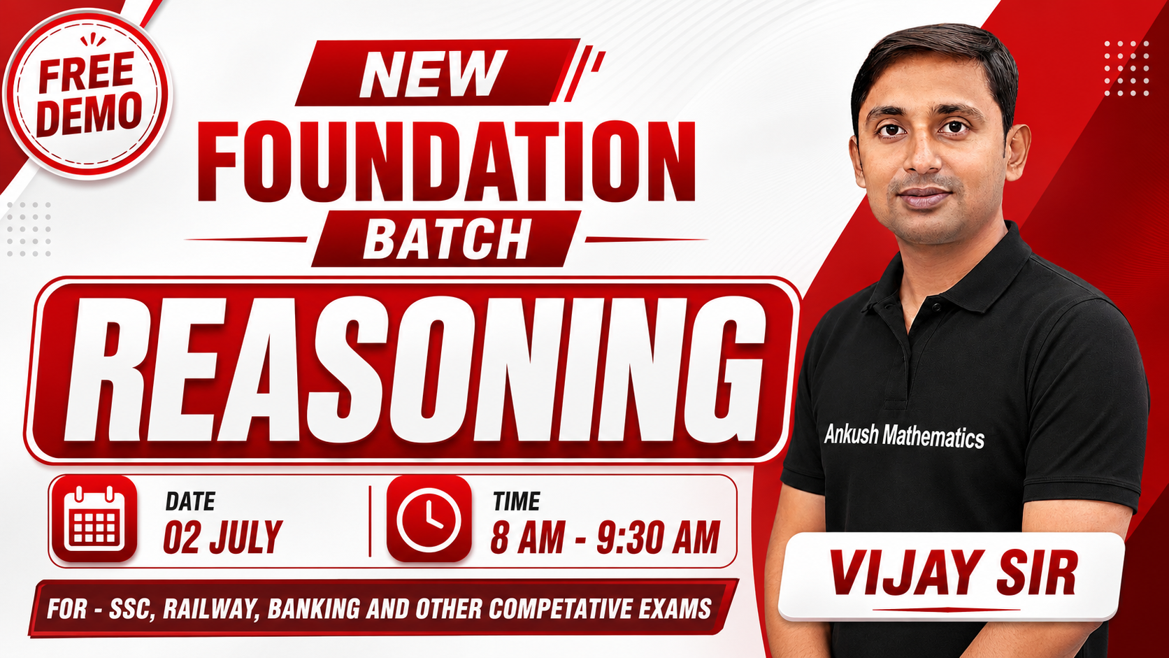 REASONING Spl | Complete Foundation {Live  Batch-166}