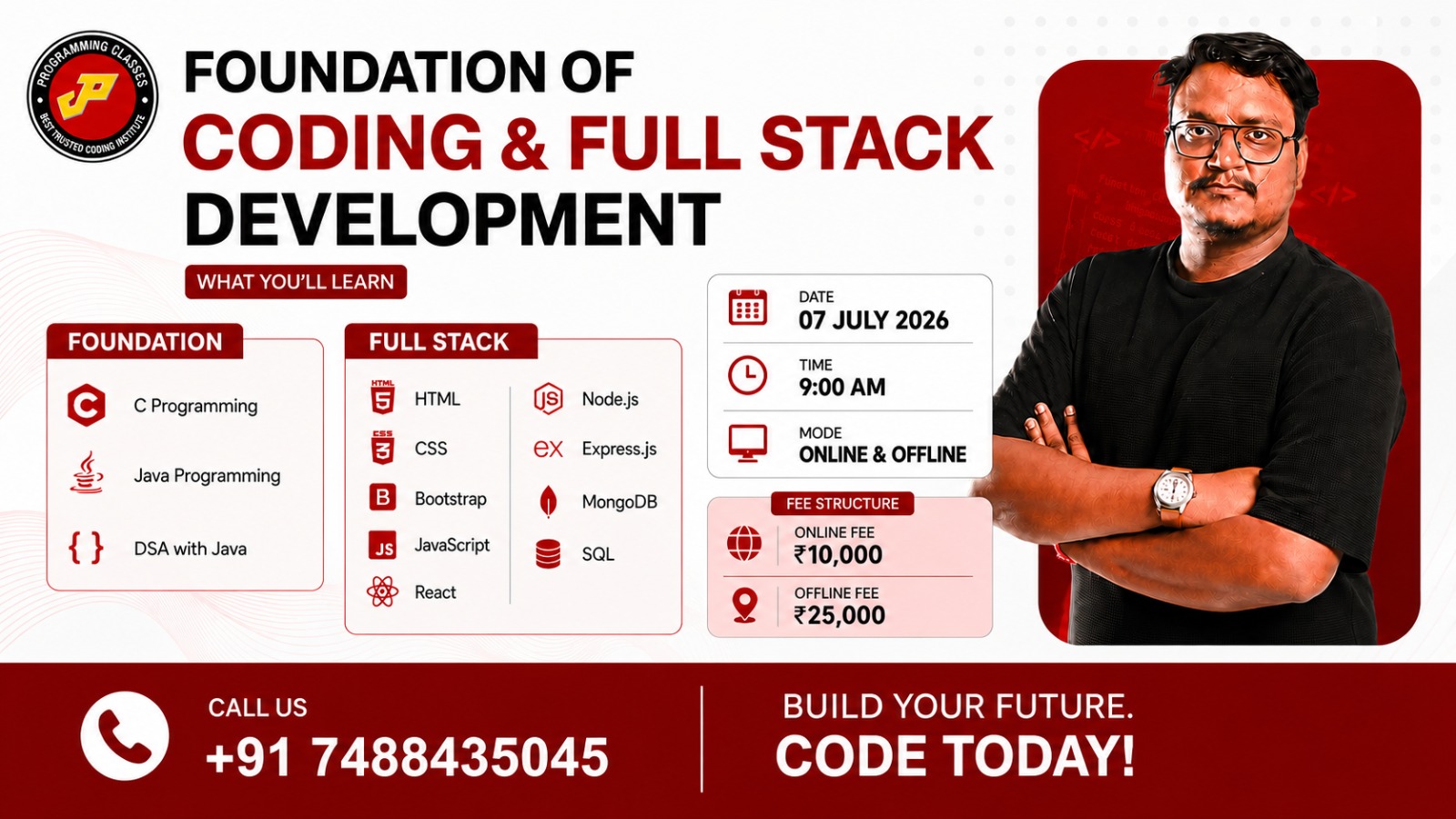 Foundation+Full Stack(07-07-26)Time Morning 9:00am