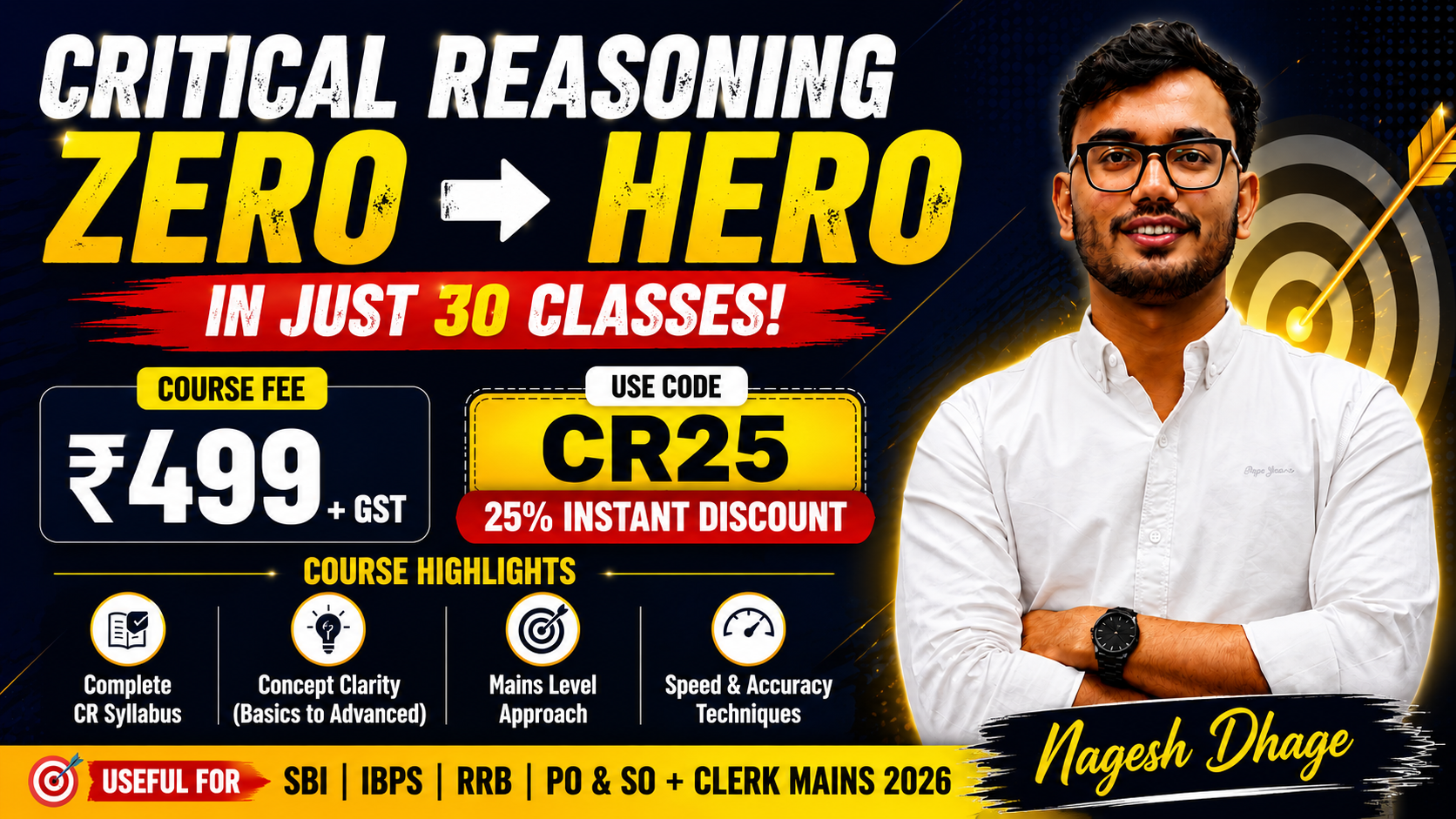 Critical Reasoning - Zero to Hero Batch 2026