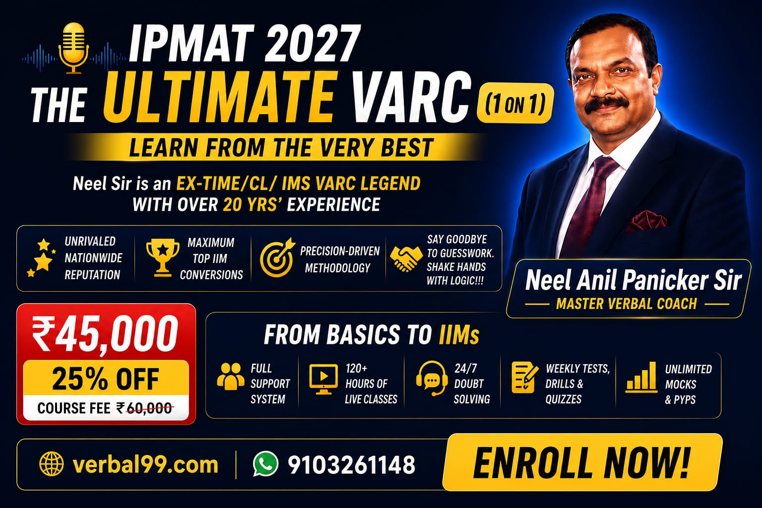  🚀 IPMAT 2027: THE ULTIMATE VARC (1-ON-1)