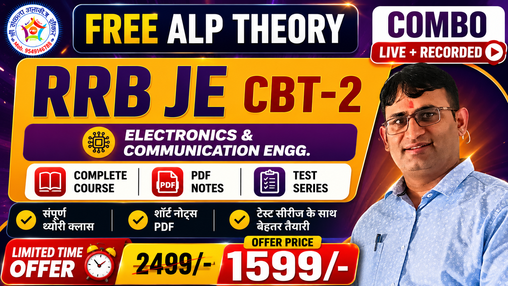 RRB JE-2026 (ELECTRONICS AND COMMUNICATION) CBT-2 PART-B