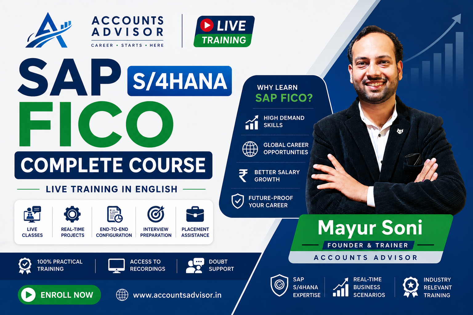 SAP S/4HANA FICO Complete Course | ✅Live Online Training in English