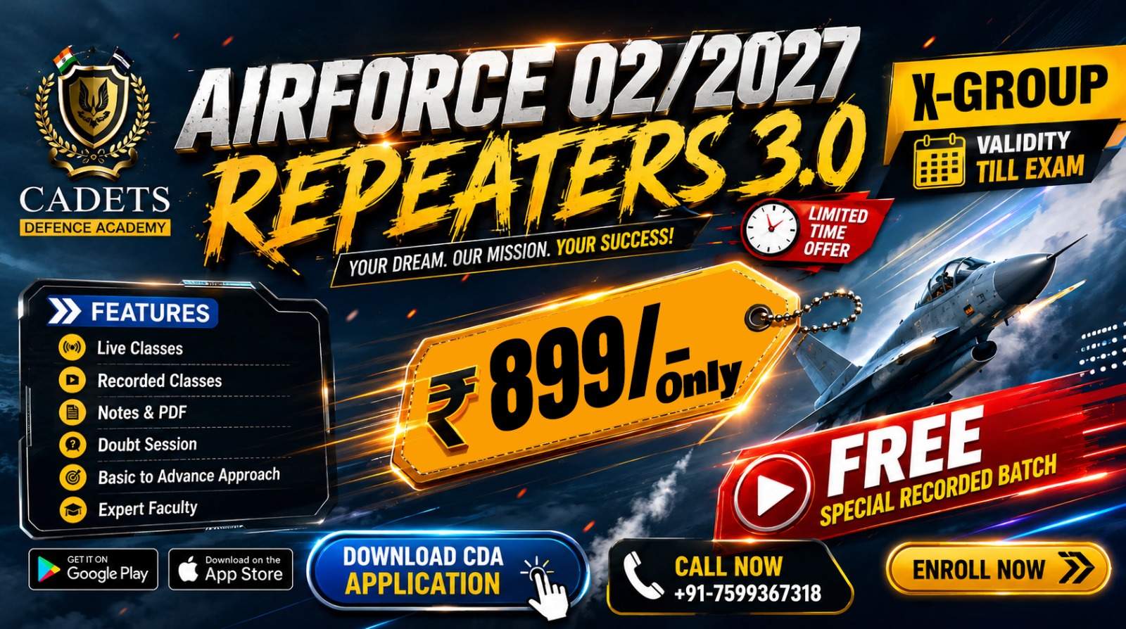 Repeater's 3.0 Batch (Airforce - 02/2027) X Group 
