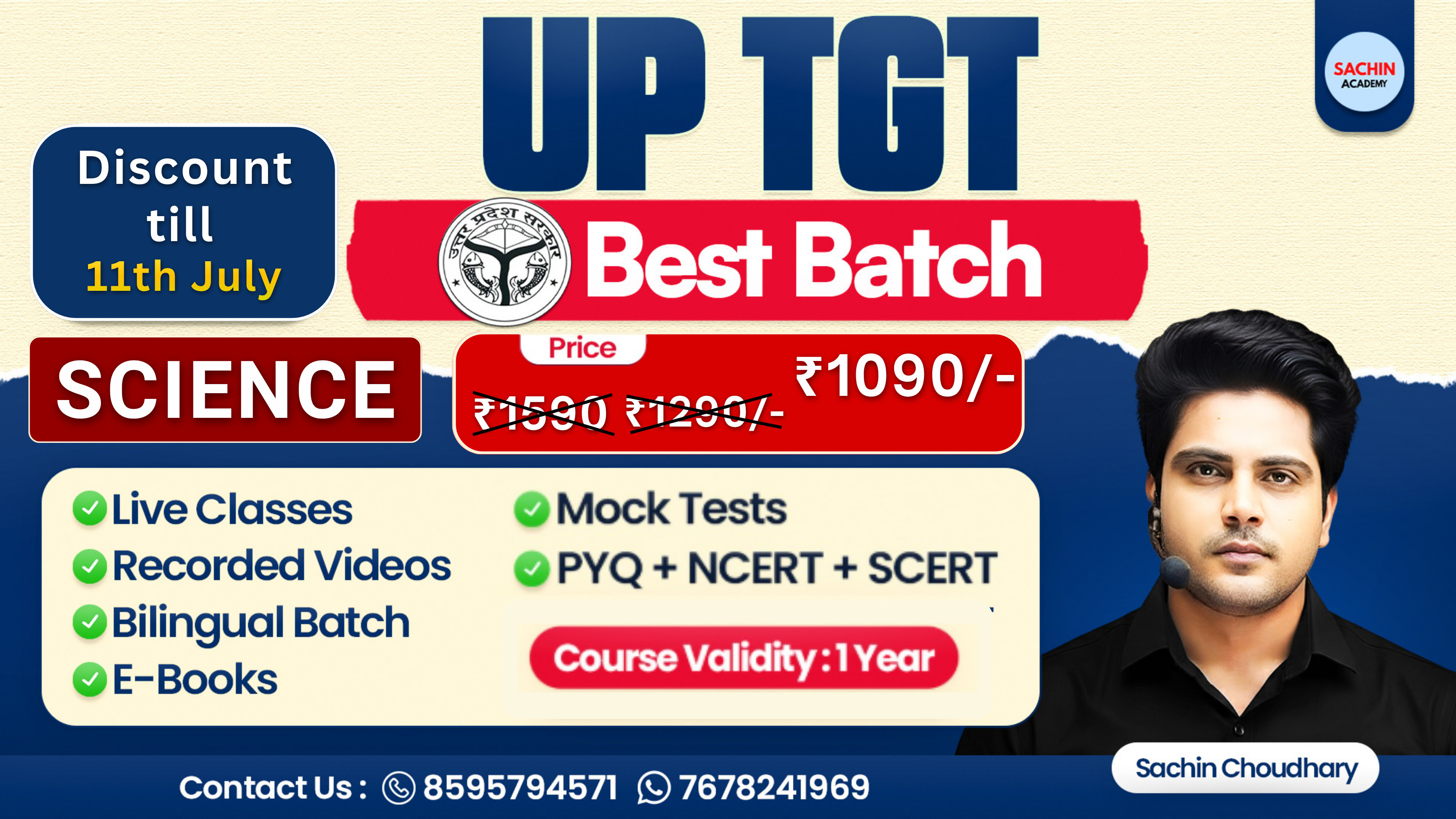 UP TGT COMPLETE BATCH (SCIENCE)