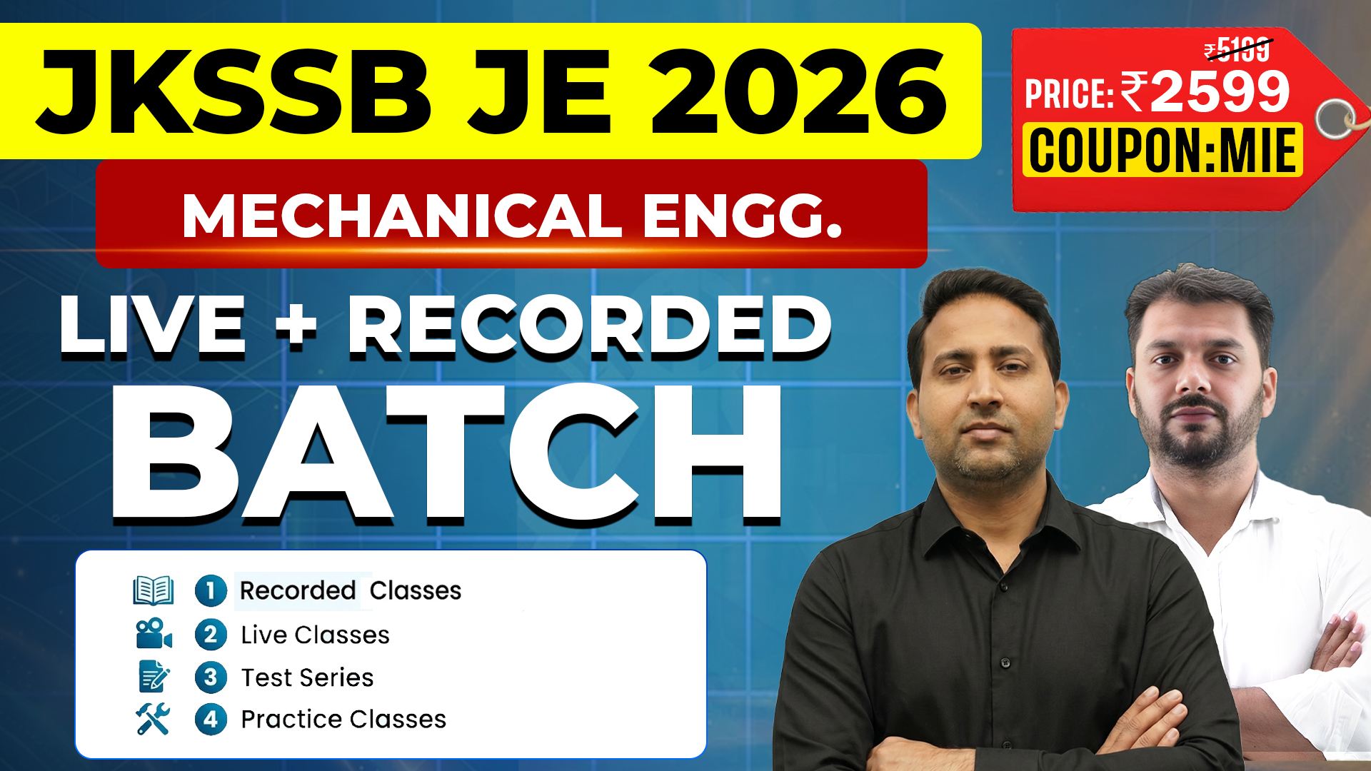 JKSSB JE 2026 (Live + Rec) Course