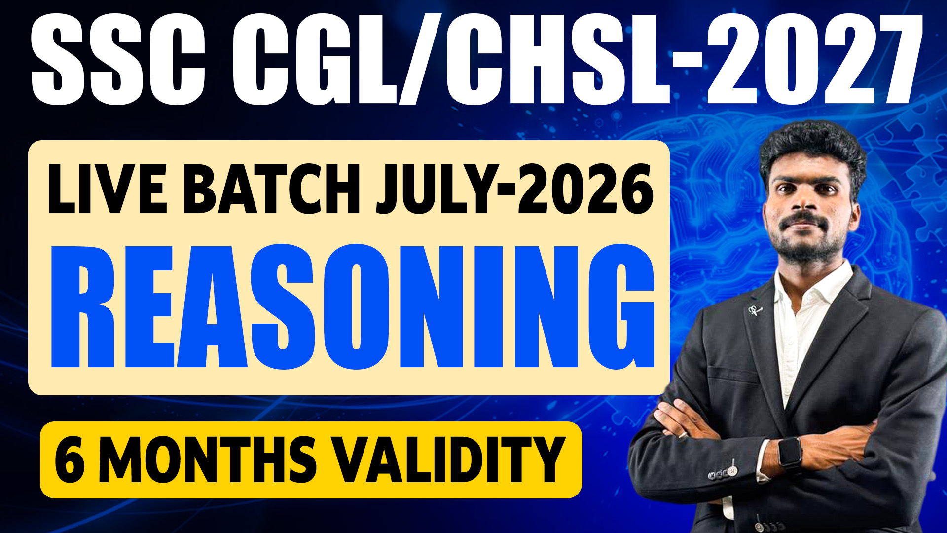 REASONING JULY SSC LIVE BATCH - 2026 (6 MONTHS VALIDITY)
