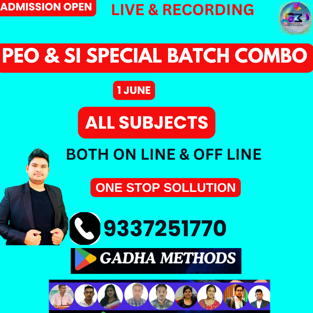 PEO & SI SPECIAL FOUNDATION BATCH EVENING
