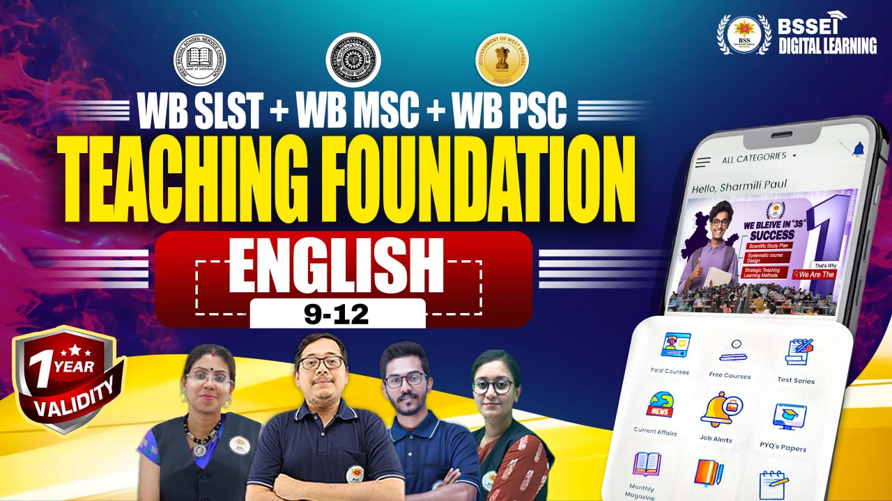 Teaching Foundation - SLST English (9-12) || Live + Recorded Class