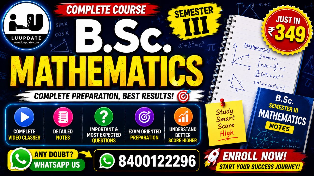 BSC SEM III Mathematics
