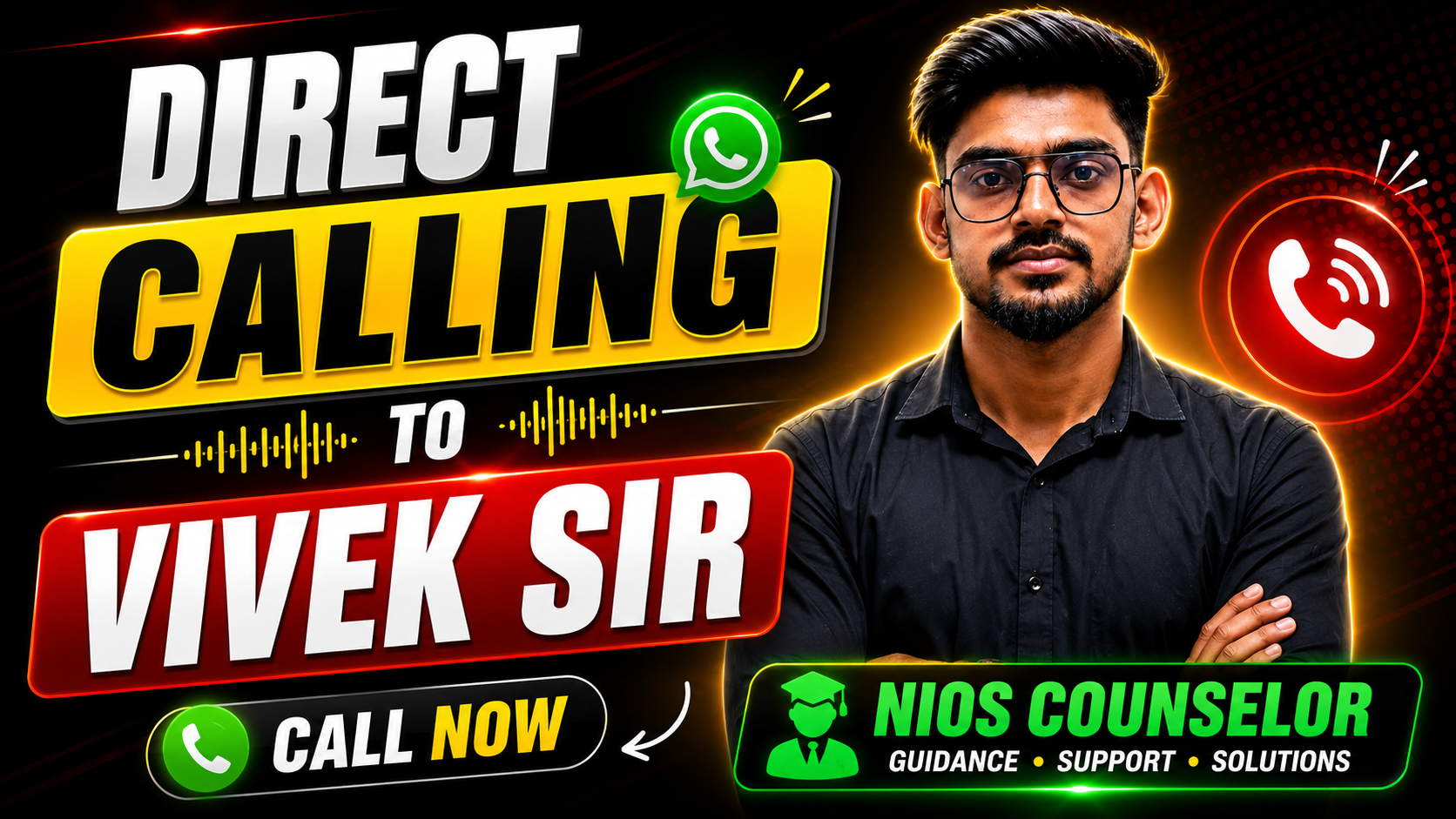 📞 NIOS Mentorship – Direct Call & Personal Guidance with Vivek Sir