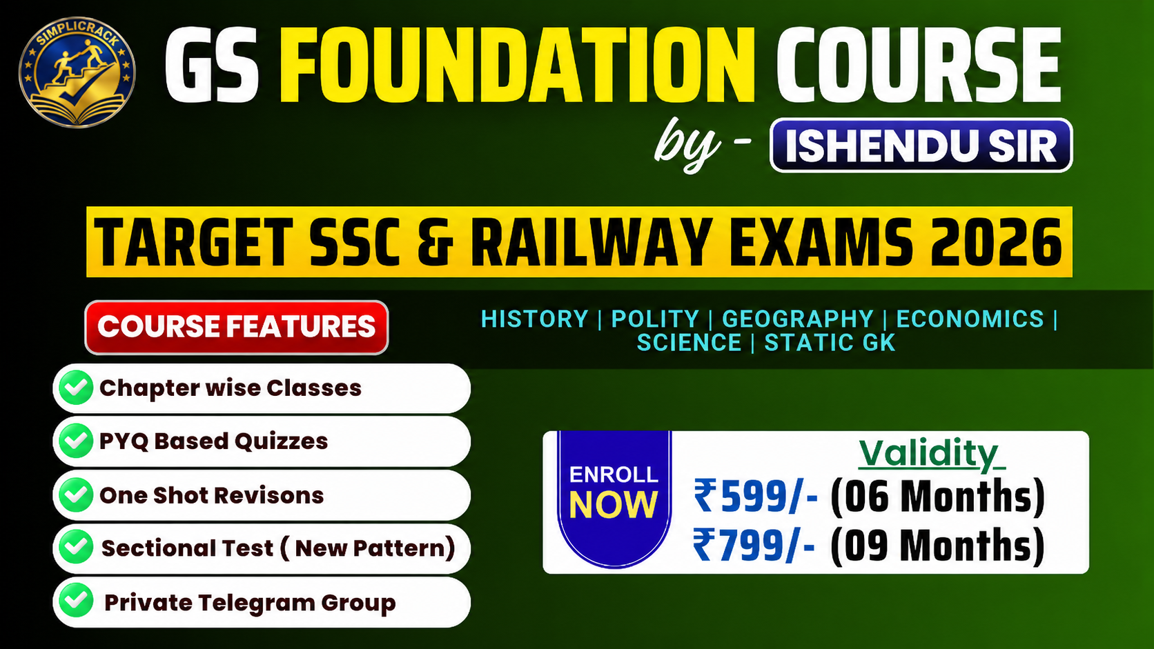 GS FOUNDATION COURSE (2026)