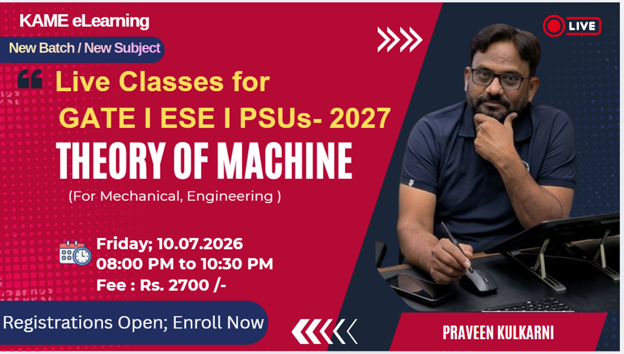 Live / Recorded Classes _Theory of Machine (TOM)
