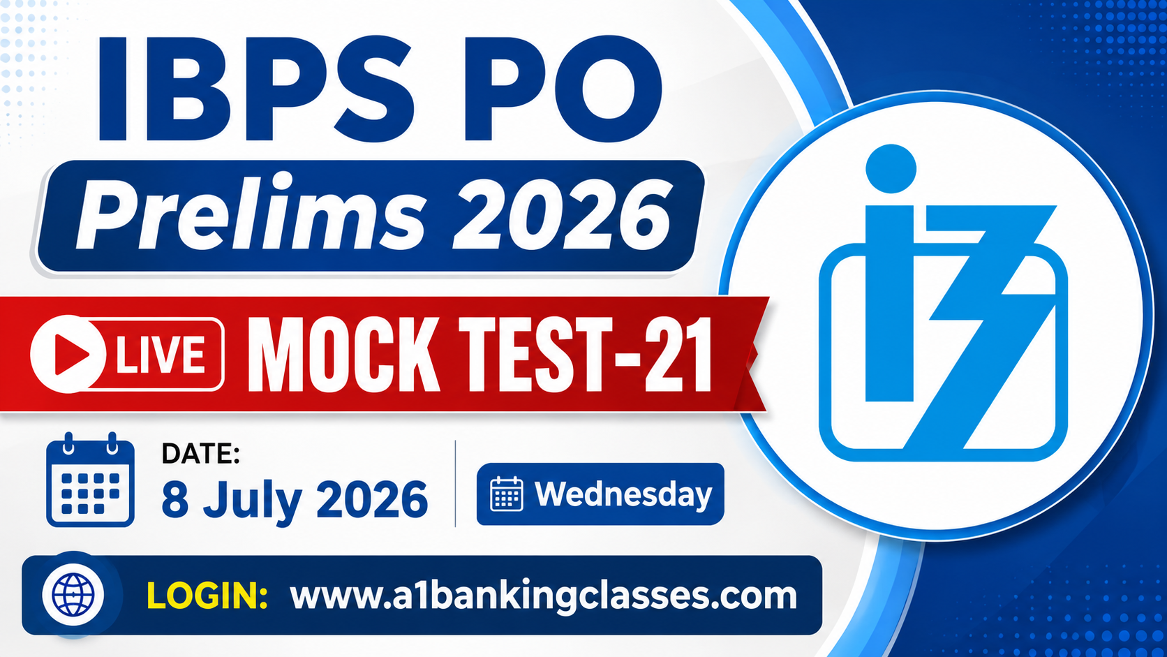 IBPS PO Prelims Live Mock 2026